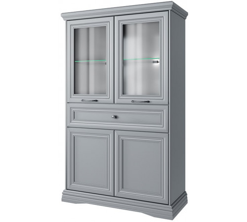 Шкаф с витриной 2V2D1S VALENCIA (Валенсия)