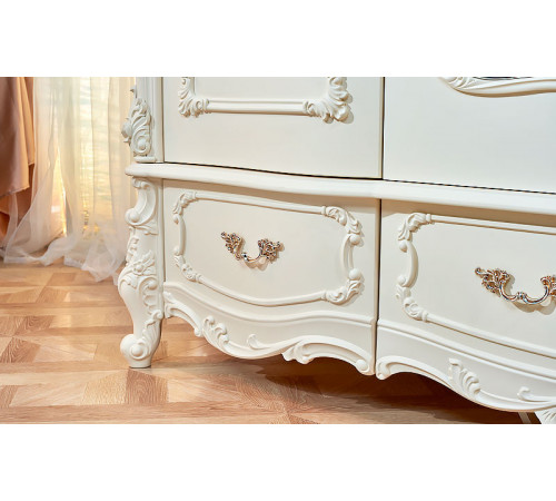 Комод в спальню Элиза Люкс (крем)