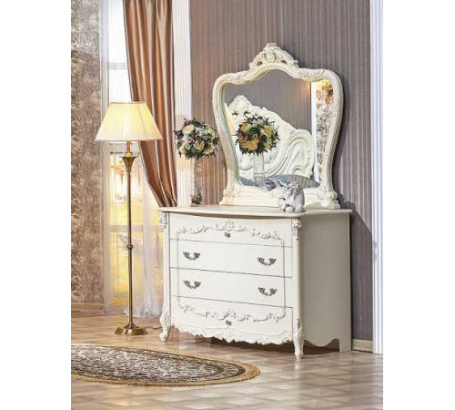 Комод в спальню Элиза Люкс (крем)