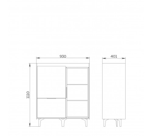 Гостиная Модена Металл Бруклин/Лунный Камень