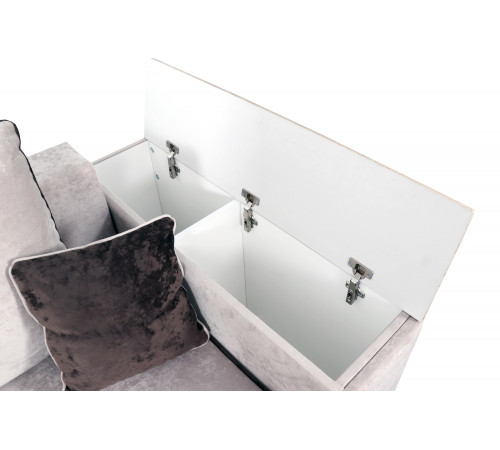 Диван-кровать Бостон 2400 с функциональными подлокотниками (вариант 3)