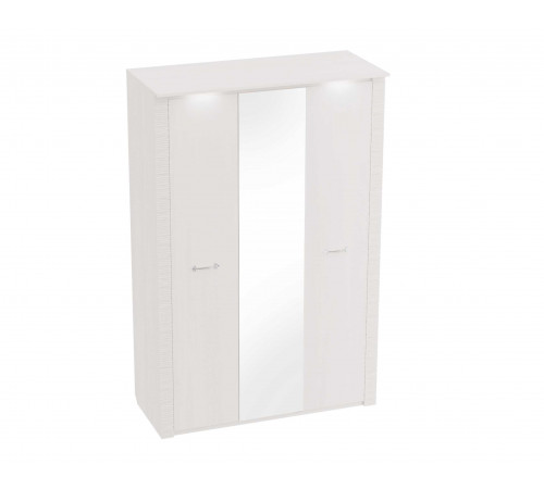 Трехстворчатый шкаф гардероб для спальни Элана, цвет Бодега белая