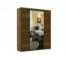 Четырехстворчатый шкаф для одежды Г-12 (ДГТ) Гарда с зеркалом